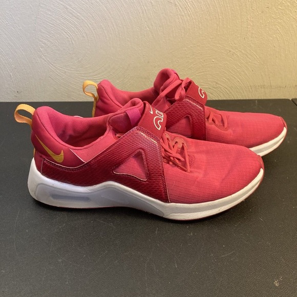 Womens Nike Air Max Bella TR 5 DD9285 656 Rush Pink Lt Curry Size 7.5 See Condit - Picture 1 of 12
